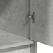 Bufet cu sertar Gri beton 40 x 40.5 x 75 cm Lemn compozit - WALTI WALTI