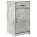 Bufet cu sertar Gri beton 40 x 40.5 x 75 cm Lemn compozit - WALTI WALTI