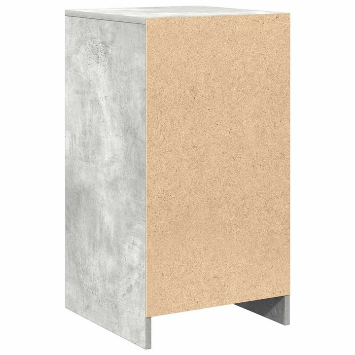 Bufet cu sertar Gri beton 40 x 40.5 x 75 cm Lemn compozit - WALTI WALTI