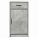 Bufet cu sertar Gri beton 40 x 40.5 x 75 cm Lemn compozit - WALTI WALTI