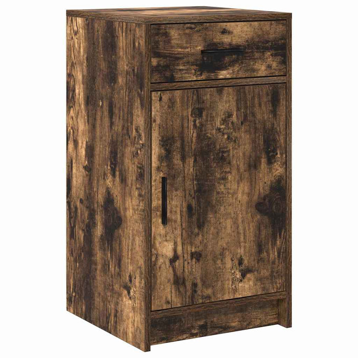 Bufet cu sertar Stejar afumat 40 x 40.5 x 75 cm Lemn compozit - WALTI WALTI