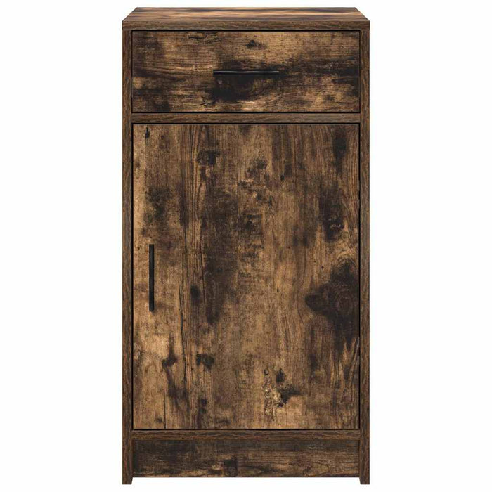 Bufet cu sertar Stejar afumat 40 x 40.5 x 75 cm Lemn compozit - WALTI WALTI