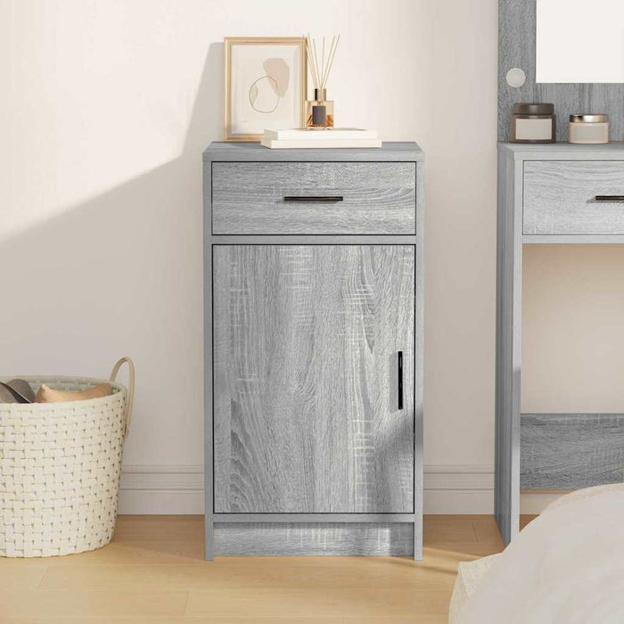 Bufet cu sertar sonoma gri 40 x 40.5 x 75 cm Lemn compozit - WALTI WALTI