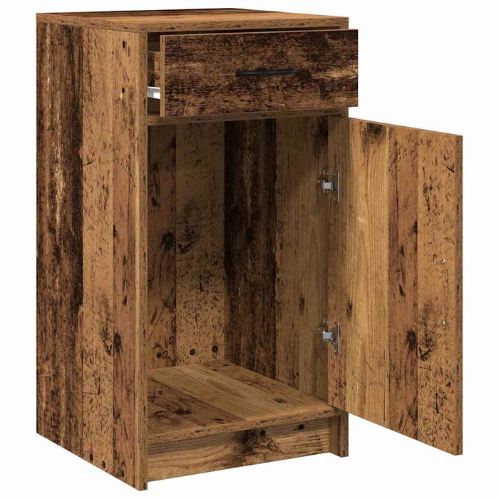 Bufet cu sertar Lemn vechi 40 x 40.5 x 75 cm Lemn compozit - WALTI WALTI