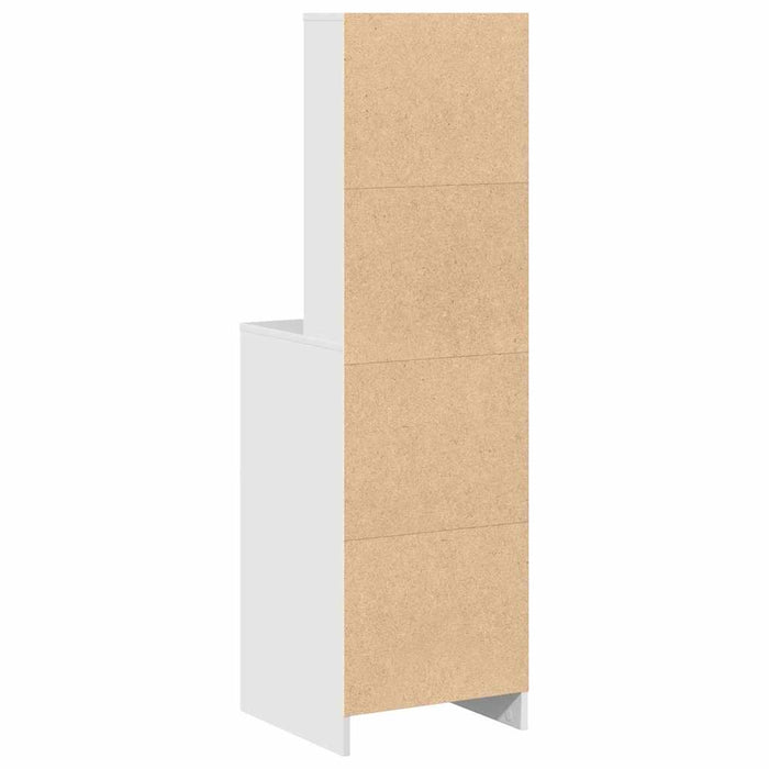 Bufet cu sertar Alb 40 x 40,5 x 135 cm Lemn compozit - WALTI WALTI