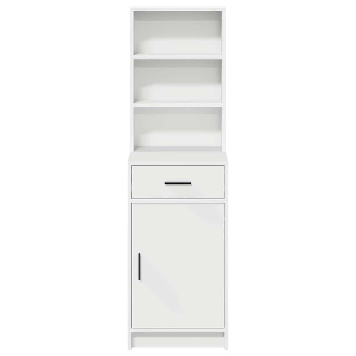 Bufet cu sertar Alb 40 x 40,5 x 135 cm Lemn compozit - WALTI WALTI