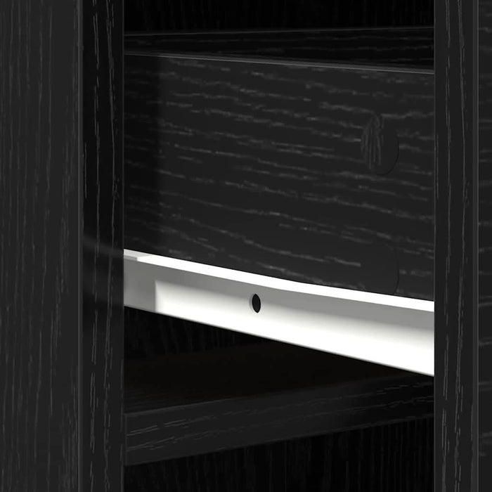 Bufet cu sertar Stejar Negru 40 x 40,5 x 135 cm Lemn compozit - WALTI WALTI
