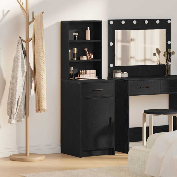 Bufet cu sertar Stejar Negru 40 x 40,5 x 135 cm Lemn compozit - WALTI WALTI