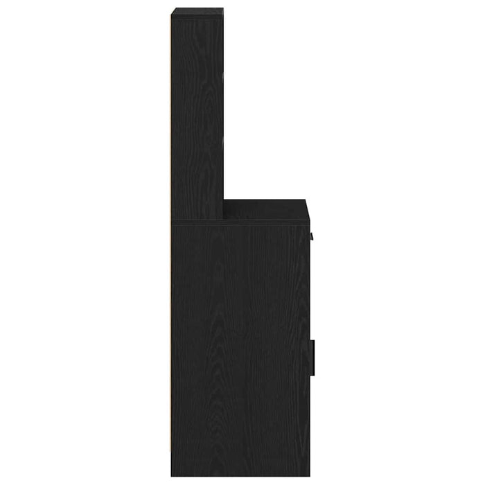 Bufet cu sertar Stejar Negru 40 x 40,5 x 135 cm Lemn compozit - WALTI WALTI