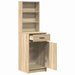Bufet cu sertar Stejar Sonoma 40 x 40,5 x 135 cm Lemn compozit - WALTI WALTI