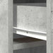 Bufet cu sertar Gri din beton 40 x 40,5 x 135 cm Lemn compozit - WALTI WALTI