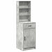 Bufet cu sertar Gri din beton 40 x 40,5 x 135 cm Lemn compozit - WALTI WALTI