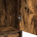 Bufet cu sertar Stejar fumuriu 40 x 40,5 x 135 cm Lemn compozit - WALTI WALTI