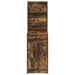 Bufet cu sertar Stejar fumuriu 40 x 40,5 x 135 cm Lemn compozit - WALTI WALTI