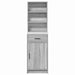 Bufet cu sertar Gri Sonoma 40 x 40,5 x 135 cm Lemn compozit - WALTI WALTI