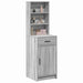 Bufet cu sertar Gri Sonoma 40 x 40,5 x 135 cm Lemn compozit - WALTI WALTI