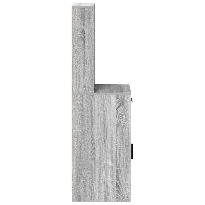 Bufet cu sertar Gri Sonoma 40 x 40,5 x 135 cm Lemn compozit - WALTI WALTI