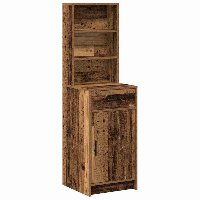 Bufet cu sertar Lemn vechi 40 x 40,5 x 135 cm Lemn compozit - WALTI WALTI