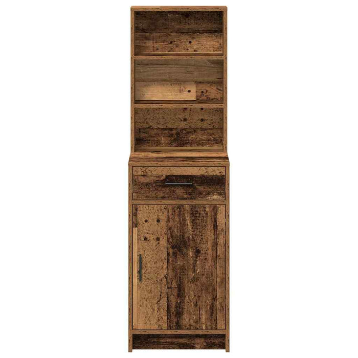 Bufet cu sertar Lemn vechi 40 x 40,5 x 135 cm Lemn compozit - WALTI WALTI
