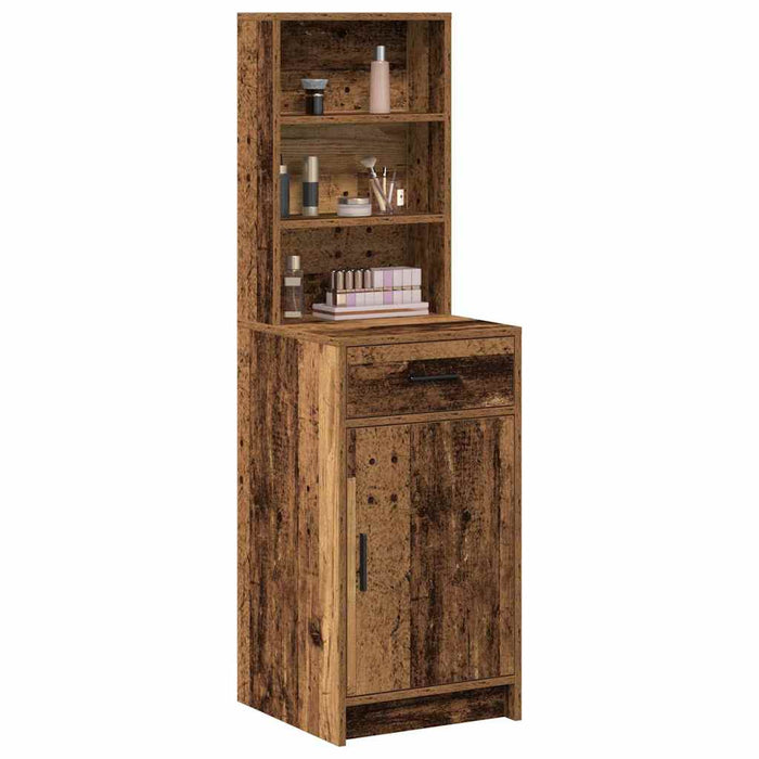 Bufet cu sertar Lemn vechi 40 x 40,5 x 135 cm Lemn compozit - WALTI WALTI