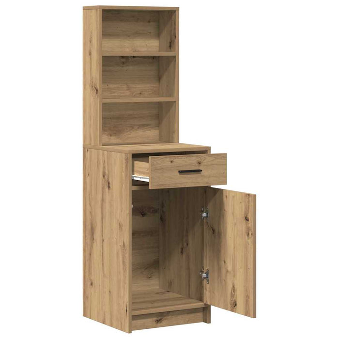 Bufet cu sertar Stejar Artizanal 41 x 40 x 135 cm Lemn compozit - WALTI WALTI