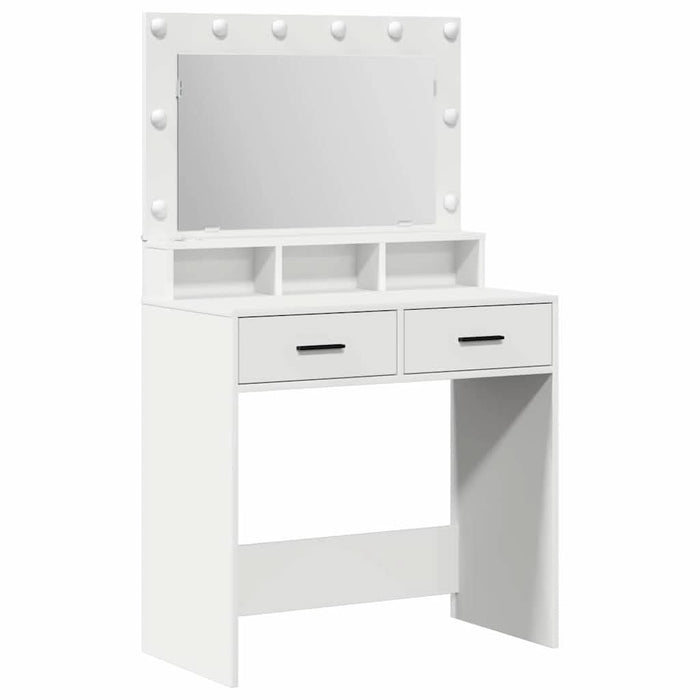 Masă de Machiaj cu sertar Alb 79 x 41 x 135 cm Lemn compozit - WALTI WALTI