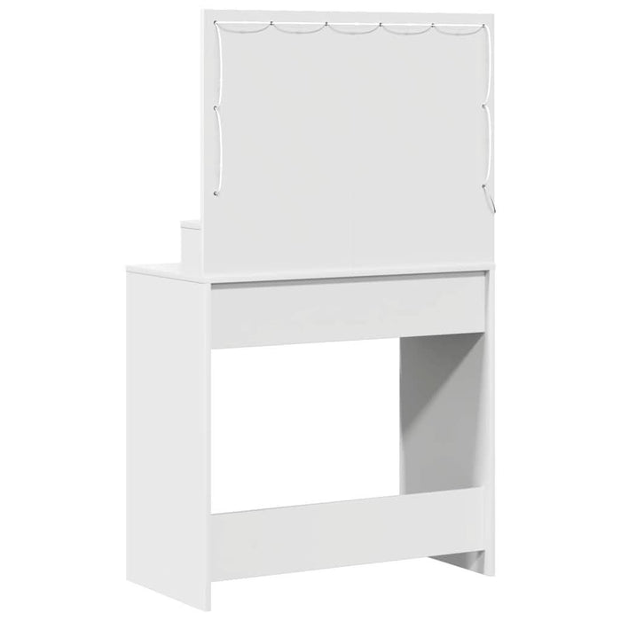 Masă de Machiaj cu sertar Alb 79 x 41 x 135 cm Lemn compozit - WALTI WALTI