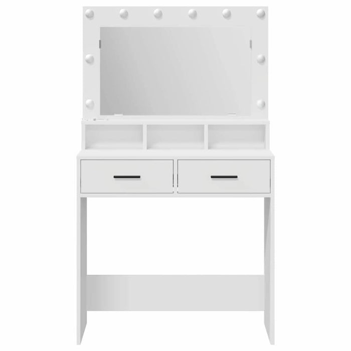Masă de Machiaj cu sertar Alb 79 x 41 x 135 cm Lemn compozit - WALTI WALTI