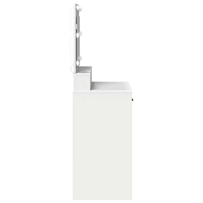 Masă de Machiaj cu sertar Alb 79 x 41 x 135 cm Lemn compozit - WALTI WALTI