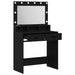 Masă de Machiaj Stejar Negru 79 x 41 x 135 cm Lemn compozit - WALTI WALTI