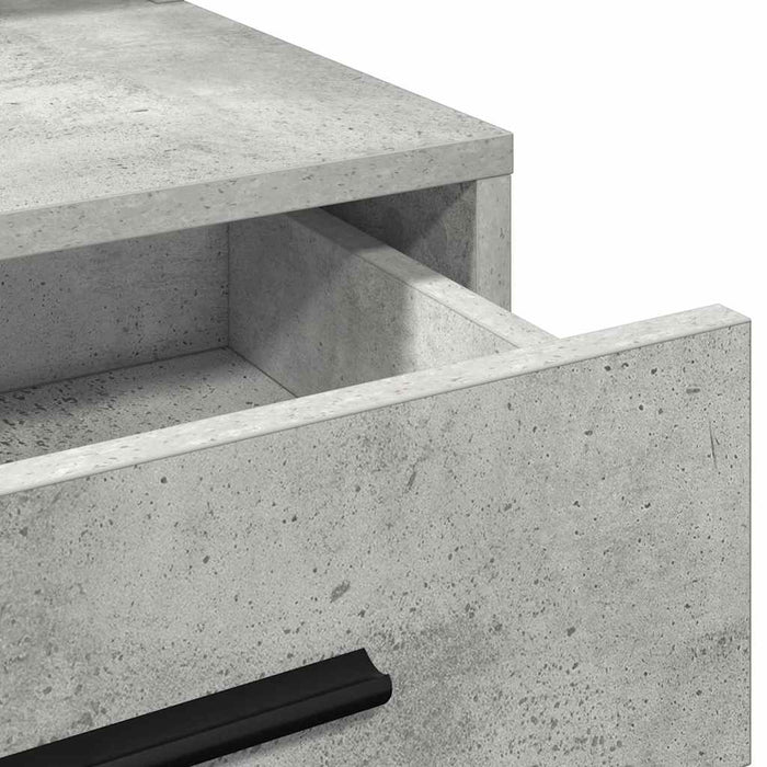 Masă de Machiaj Gri din beton 79 x 41 x 135 cm Lemn compozit - WALTI WALTI