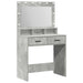 Masă de Machiaj Gri din beton 79 x 41 x 135 cm Lemn compozit - WALTI WALTI