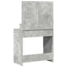 Masă de Machiaj Gri din beton 79 x 41 x 135 cm Lemn compozit - WALTI WALTI