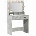 Masă de Machiaj Gri din beton 79 x 41 x 135 cm Lemn compozit - WALTI WALTI