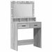 Masă de Machiaj Gri Sonoma 79 x 41 x 135 cm Lemn compozit - WALTI WALTI