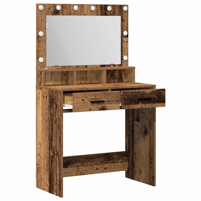 Masă de Machiaj Lemn vechi 79 x 41 x 135 cm Lemn compozit - WALTI WALTI