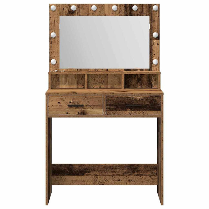 Masă de Machiaj Lemn vechi 79 x 41 x 135 cm Lemn compozit - WALTI WALTI