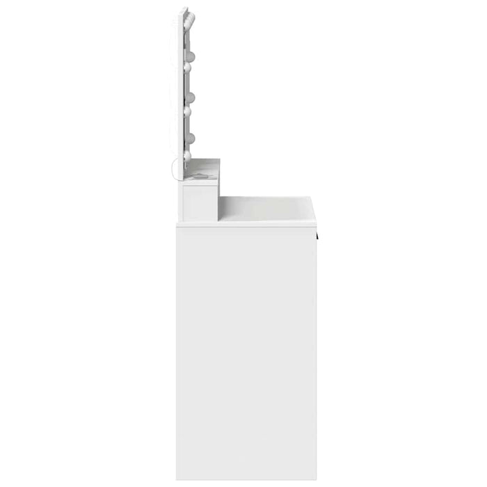 Masă de Machiaj cu sertar Alb 50 x 41 x 135 cm Lemn compozit - WALTI WALTI