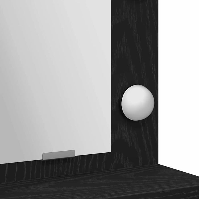 Masă de Machiaj Stejar Negru 50 x 41 x 135 cm Lemn compozit - WALTI WALTI