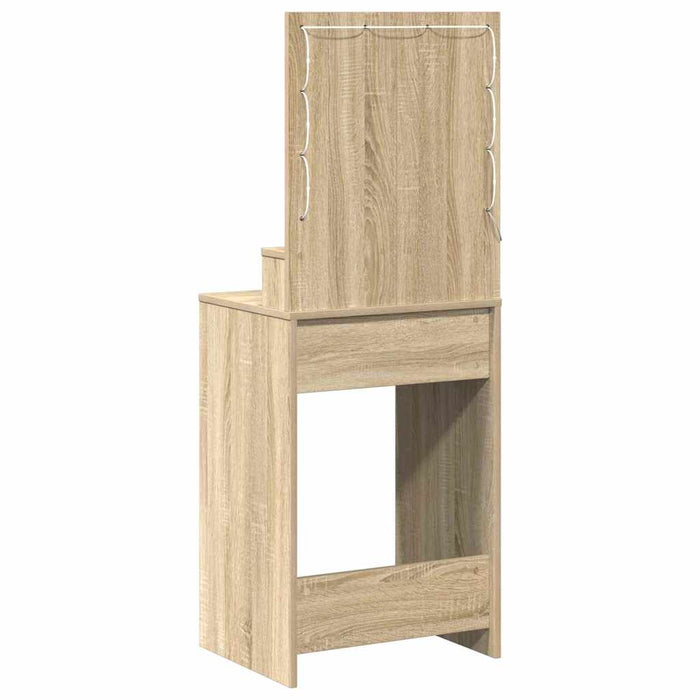 Masă de Machiaj Stejar Sonoma 50 x 41 x 135 cm Lemn compozit - WALTI WALTI