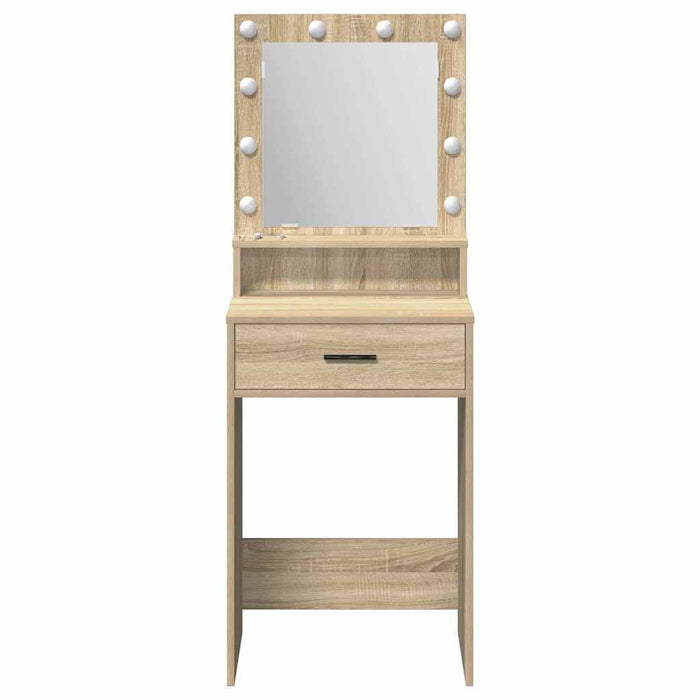 Masă de Machiaj Stejar Sonoma 50 x 41 x 135 cm Lemn compozit - WALTI WALTI