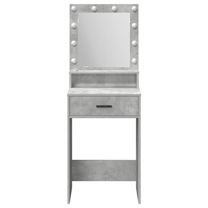 Masă de Machiaj Gri din beton 50 x 41 x 135 cm Lemn compozit - WALTI WALTI