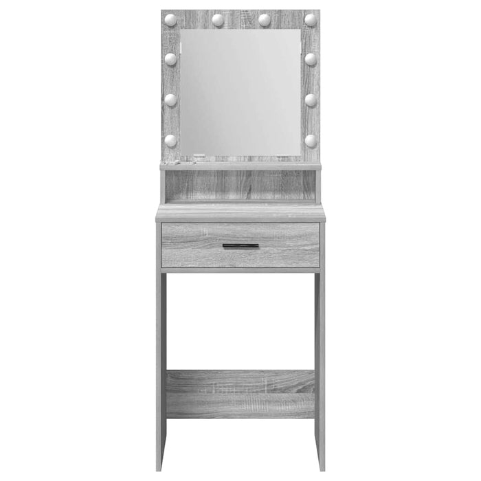 Masă de Machiaj Gri Sonoma 50 x 41 x 135 cm Lemn compozit - WALTI WALTI