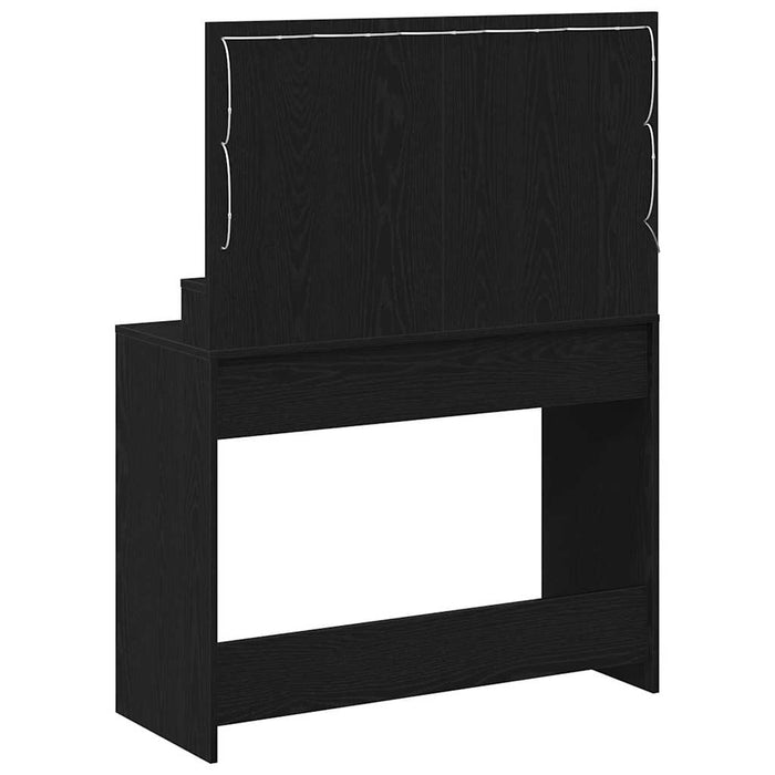 Masă de Machiaj Stejar Negru 100 x 41 x 135 cm Lemn compozit - WALTI WALTI