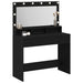 Masă de Machiaj Stejar Negru 100 x 41 x 135 cm Lemn compozit - WALTI WALTI