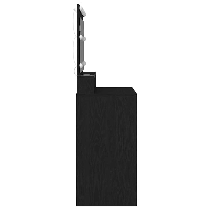 Masă de Machiaj Stejar Negru 100 x 41 x 135 cm Lemn compozit - WALTI WALTI