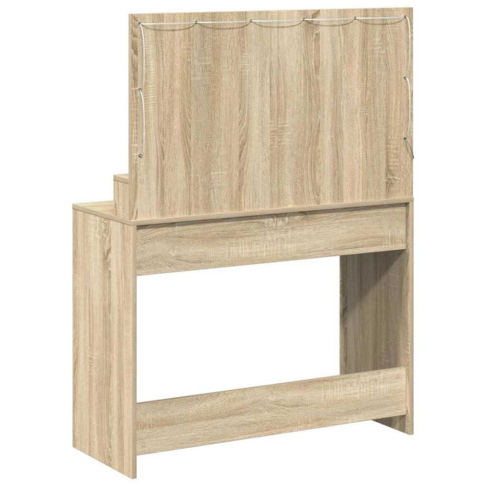 Masă de Machiaj Stejar Sonoma 100 x 41 x 135 cm Lemn compozit - WALTI WALTI