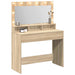 Masă de Machiaj Stejar Sonoma 100 x 41 x 135 cm Lemn compozit - WALTI WALTI