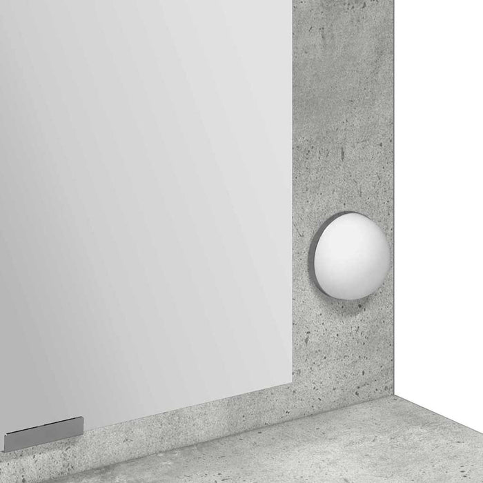 Masă de Machiaj Gri din beton 100 x 41 x 135 cm Lemn compozit - WALTI WALTI