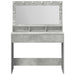 Masă de Machiaj Gri din beton 100 x 41 x 135 cm Lemn compozit - WALTI WALTI
